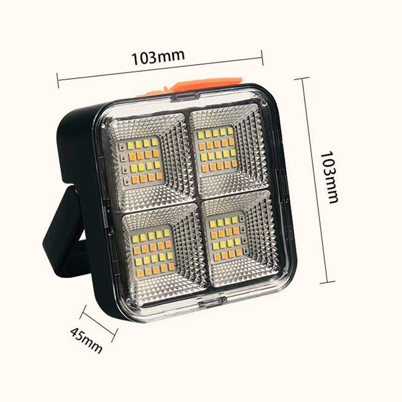 Draagbare Kampeerlamp op Zonne-Energie met 4 Verlichtingsstanden