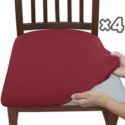 Rekbare waterdichte stoelhoezen (1 set van 4)