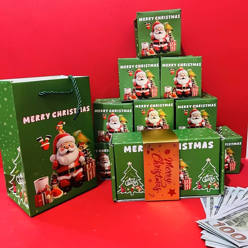Pop-Up Kerstcadeaudoos met Explosie-Effect