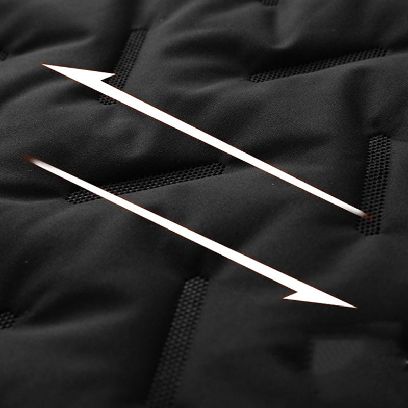 Unisex winterwarme casual mouwloze gewatteerde vest met fleecevoering