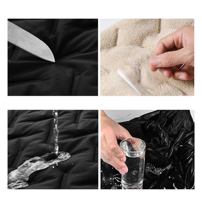 Unisex winterwarme casual mouwloze gewatteerde vest met fleecevoering