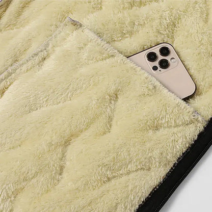 Unisex winterwarme casual mouwloze gewatteerde vest met fleecevoering