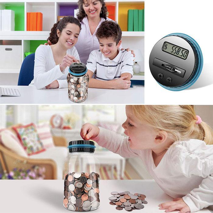 Digitale Spaarpot met Automatische Muntentelling