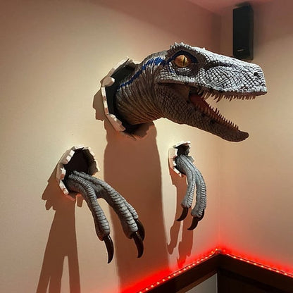 3D Velociraptor  - Wanddecoratie