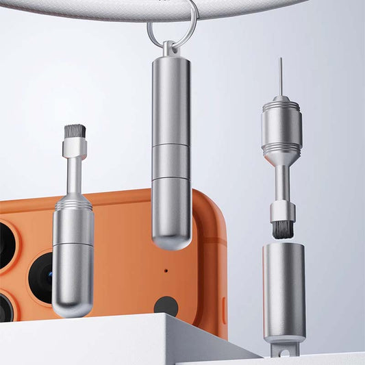 2-in-1 Reinigingsborstel en SIM-Uitwerppin