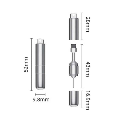 2-in-1 Reinigingsborstel en SIM-Uitwerppin
