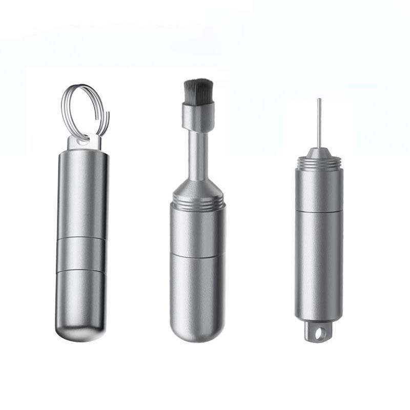 2-in-1 Reinigingsborstel en SIM-Uitwerppin