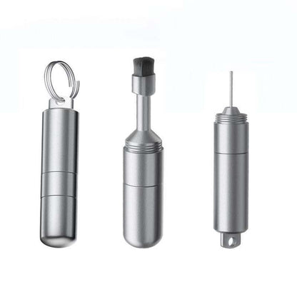 2-in-1 Reinigingsborstel en SIM-Uitwerppin