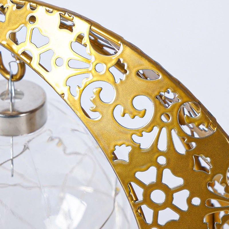 Decoratieve Ramadan LED-tafellamp in maanlichtstijl