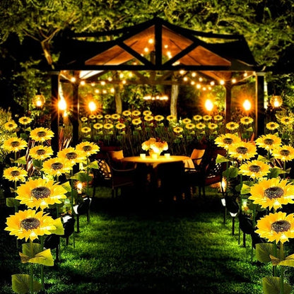 🌻 Waterdichte zonnebloem zonne-energie-lampen