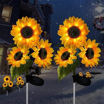 🌻 Waterdichte zonnebloem zonne-energie-lampen