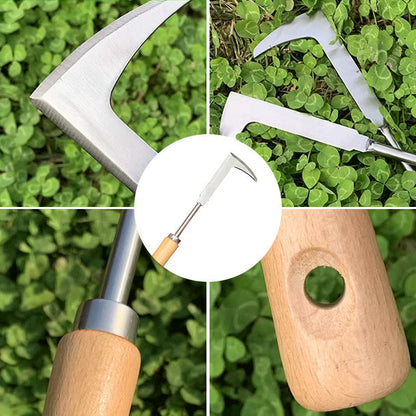 Onkruidverwijdering Steekgereedschap - Hout + RVS