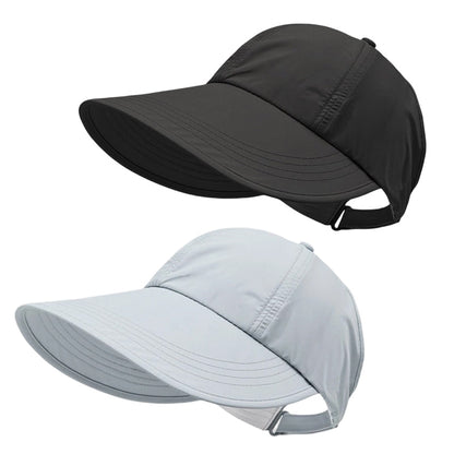 Zonnehoed met brede rand voor dames – UV-bescherming, sneldrogende stof en ademend draagcomfort 🌊