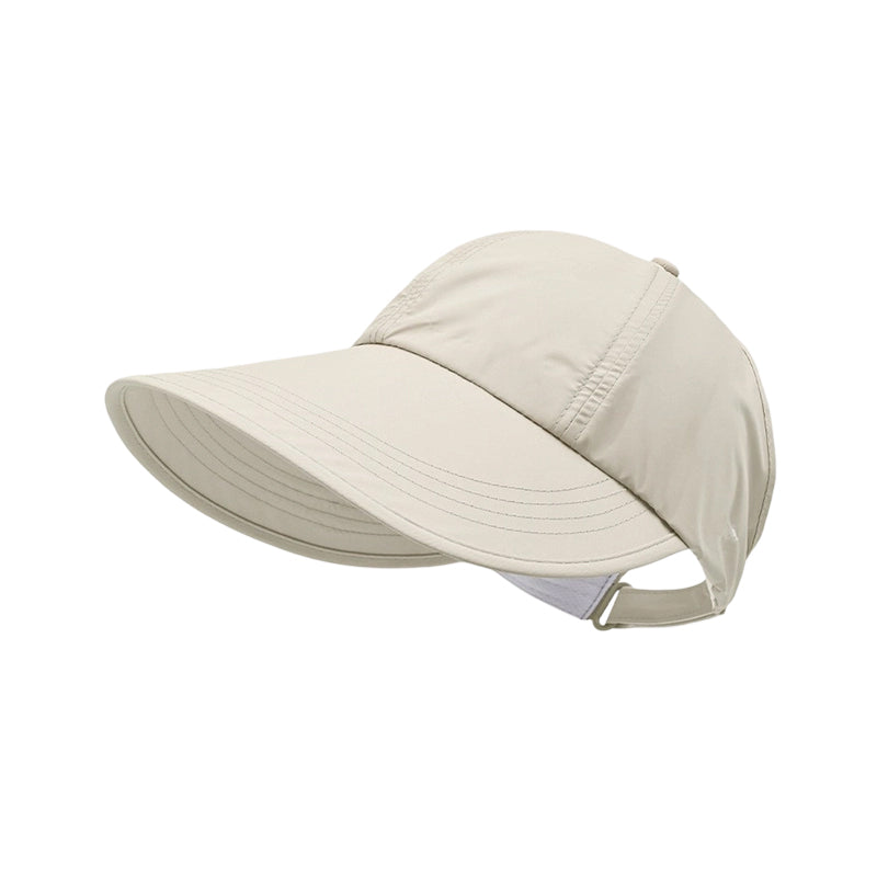 Zonnehoed met brede rand voor dames – UV-bescherming, sneldrogende stof en ademend draagcomfort 🌊