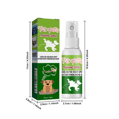Huisdieren zindelijkheidsspray