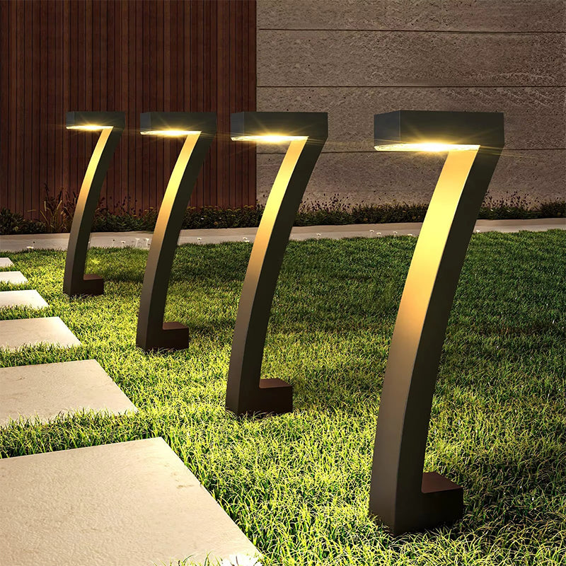 Moderne Tuinlamp op Zonne-Energie