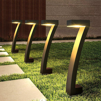 Moderne Tuinlamp op Zonne-Energie