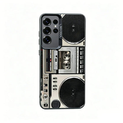 Retro Cassettespeler Telefoonhoesje voor Samsung