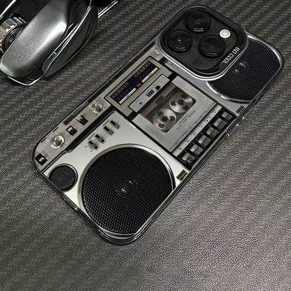 Retro Cassettespeler Telefoonhoesje voor iPhone