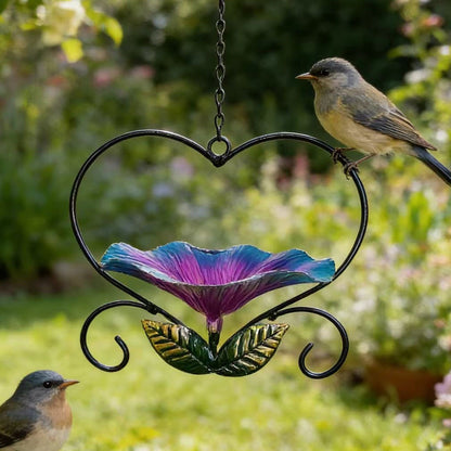 Hangend Vogelvoederbakje met Bloemmotief