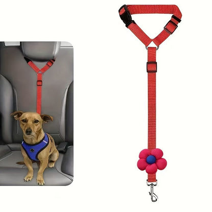 2-in-1 Honden Veiligheidsgordel en Leiband