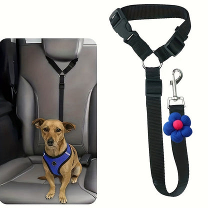 2-in-1 Honden Veiligheidsgordel en Leiband
