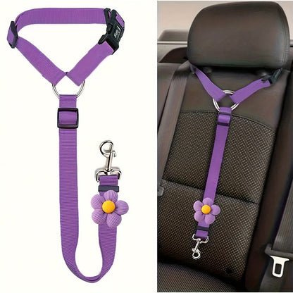 2-in-1 Honden Veiligheidsgordel en Leiband