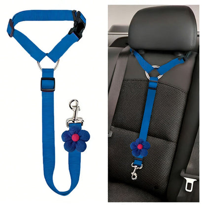 2-in-1 Honden Veiligheidsgordel en Leiband