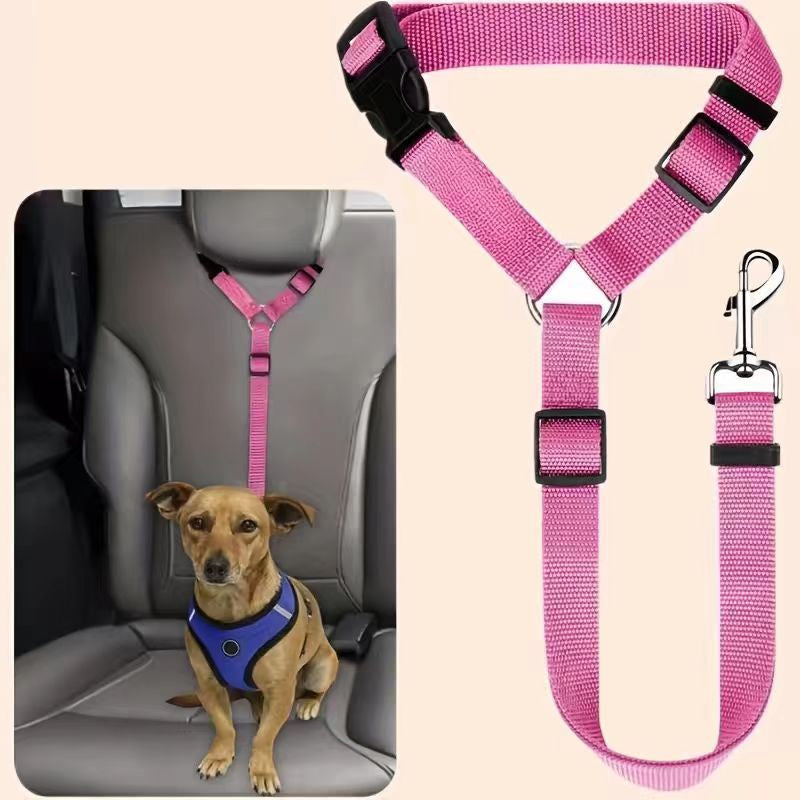 2-in-1 Honden Veiligheidsgordel en Leiband