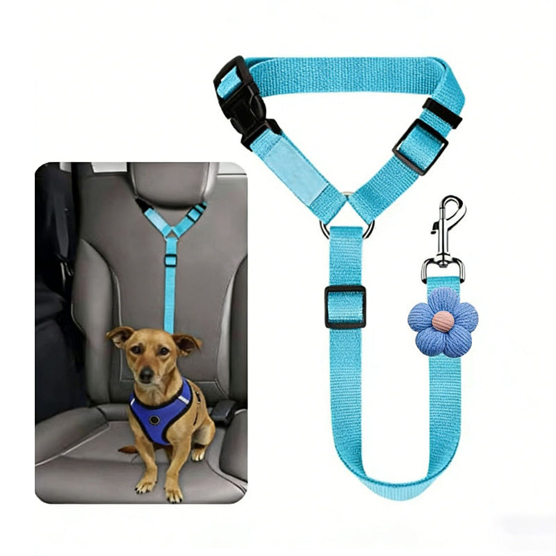 2-in-1 Honden Veiligheidsgordel en Leiband