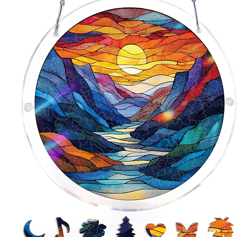 Hangende Acrylpuzzel Zonnevanger - 83 stukjes