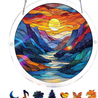 Hangende Acrylpuzzel Zonnevanger - 83 stukjes