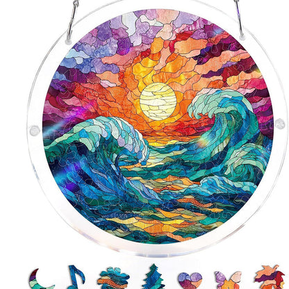 Hangende Acrylpuzzel Zonnevanger - 83 stukjes