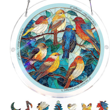 Hangende Acrylpuzzel Zonnevanger - 83 stukjes