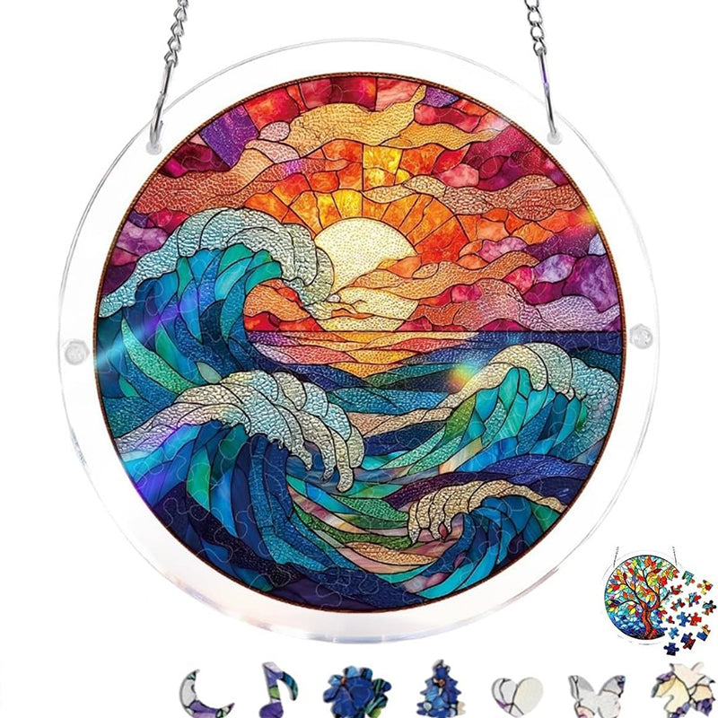 Hangende Acrylpuzzel Zonnevanger - 83 stukjes