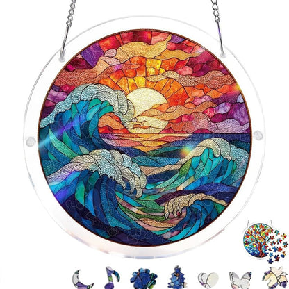 Hangende Acrylpuzzel Zonnevanger - 83 stukjes