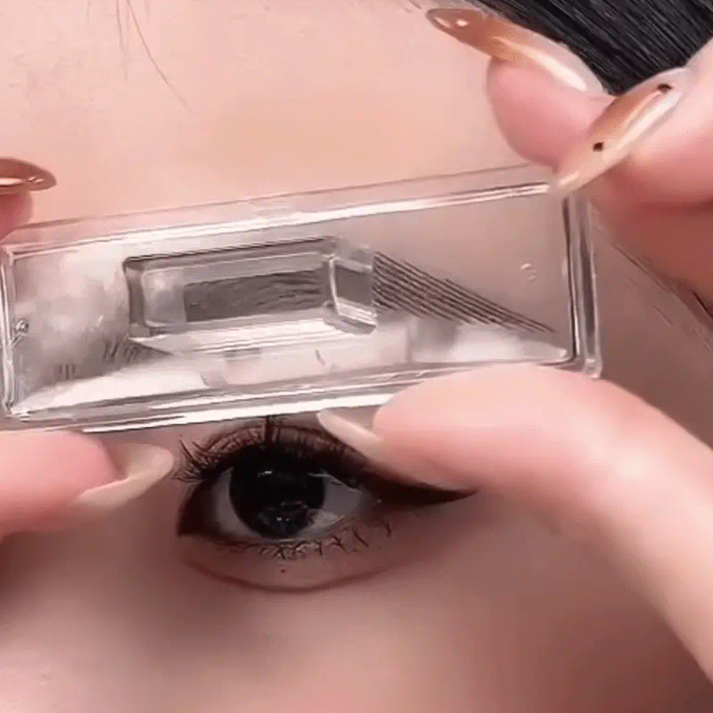 Waterbestendige Wenkbrauwstempelset met Microblading Effect