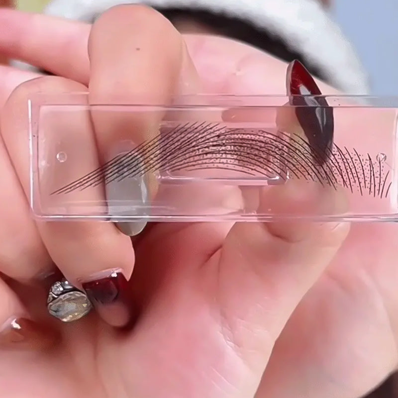 Waterbestendige Wenkbrauwstempelset met Microblading Effect