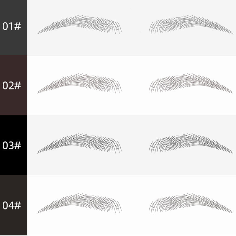 Waterbestendige Wenkbrauwstempelset met Microblading Effect