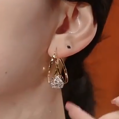 Oorbellen met Zirkonia-Bolletjes