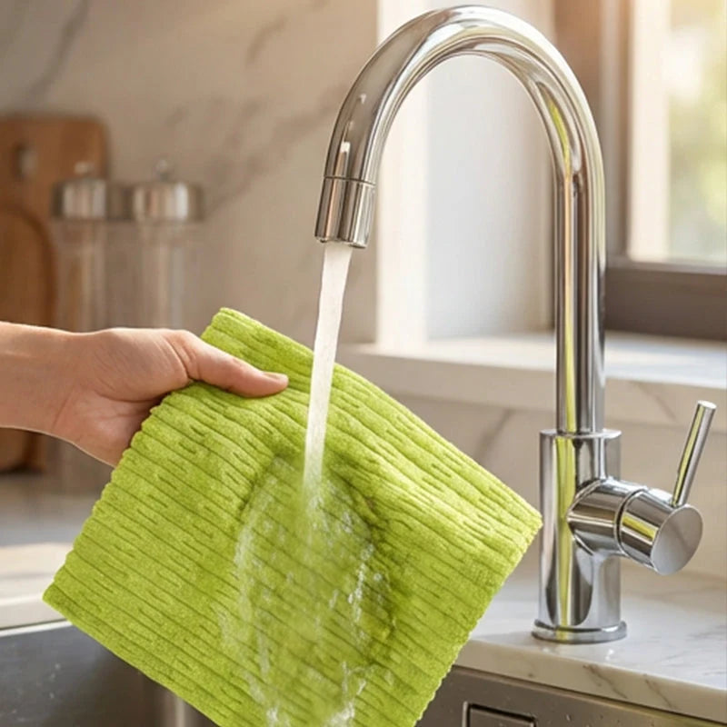Ultra Absorberende Microvezel Reinigingsdoekjes - 10 Stuks