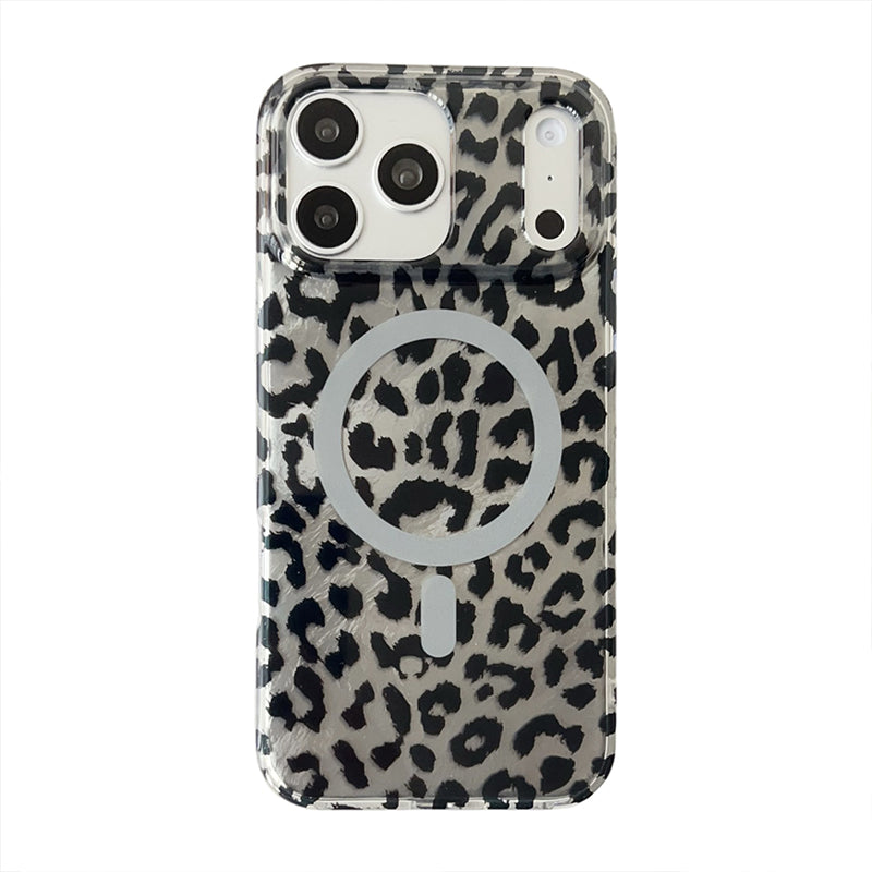 Magnetisch iPhone Hoesje met Luipaardpatroon