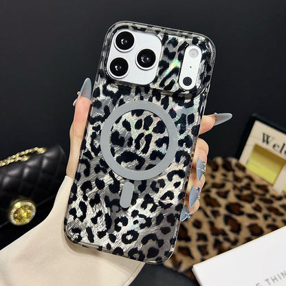 Magnetisch iPhone Hoesje met Luipaardpatroon