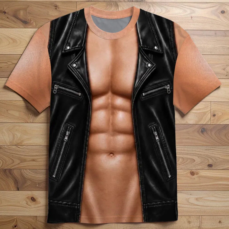 T-shirt met Spierprint