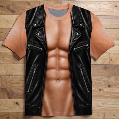 T-shirt met Spierprint