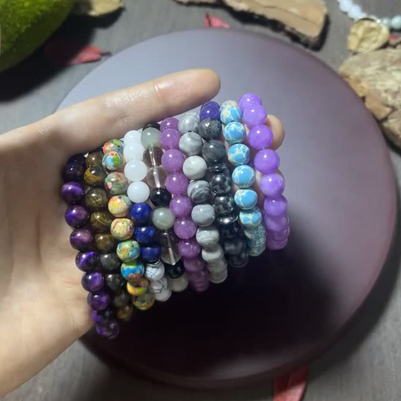 Natuurstenen Kralenarmband