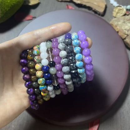 Natuurstenen Kralenarmband