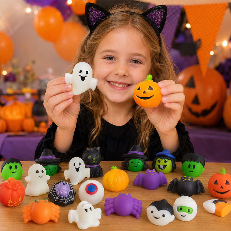 Halloween Anti-Stress Squishies - 10 Stuks