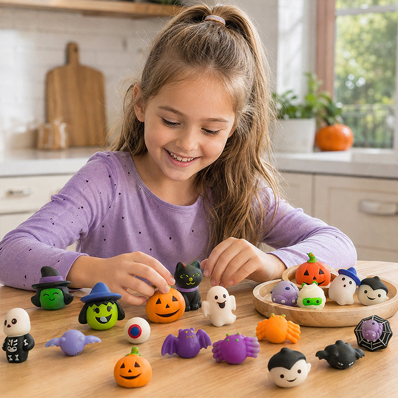 Halloween Anti-Stress Squishies - 10 Stuks
