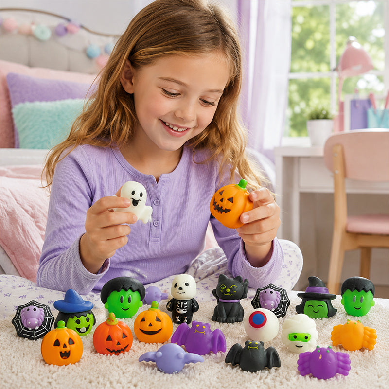 Halloween Anti-Stress Squishies - 10 Stuks